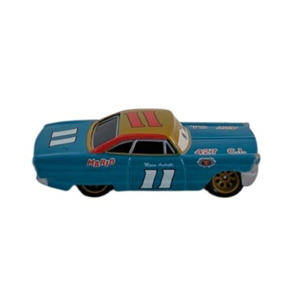 Disney Pixar Cars Diecast #17 Darrell Cartrip & #11 Mario Andretti Lot of 2 - Picture 10 of 13